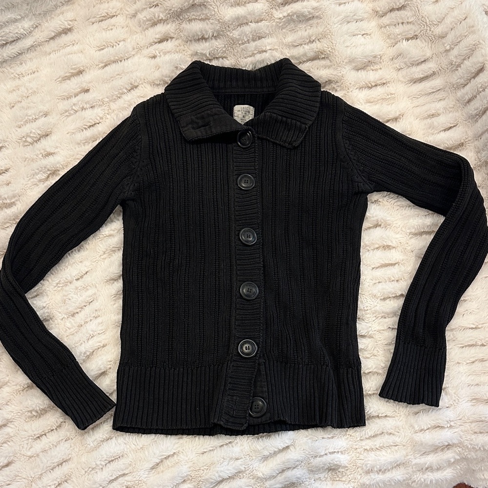 Black Women's Cardigan Sweater‎